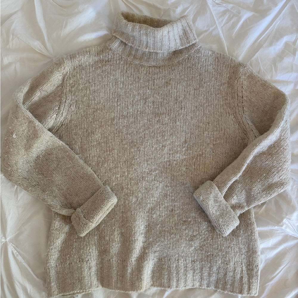 Cozy Cream Turtleneck Sweater